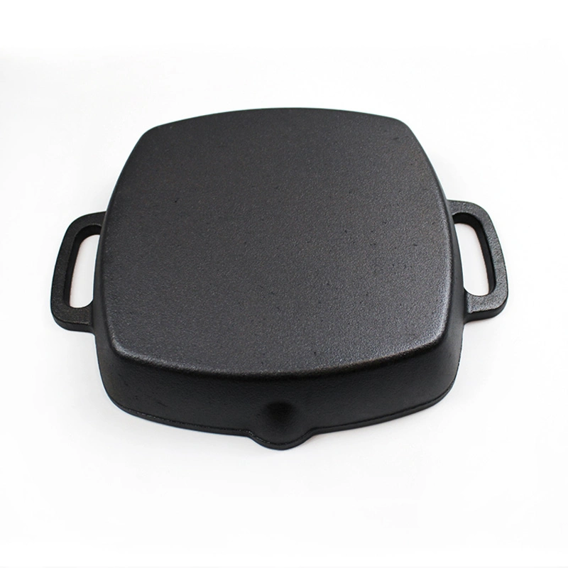 Square Cast Iron Steak Grill Pan with CE