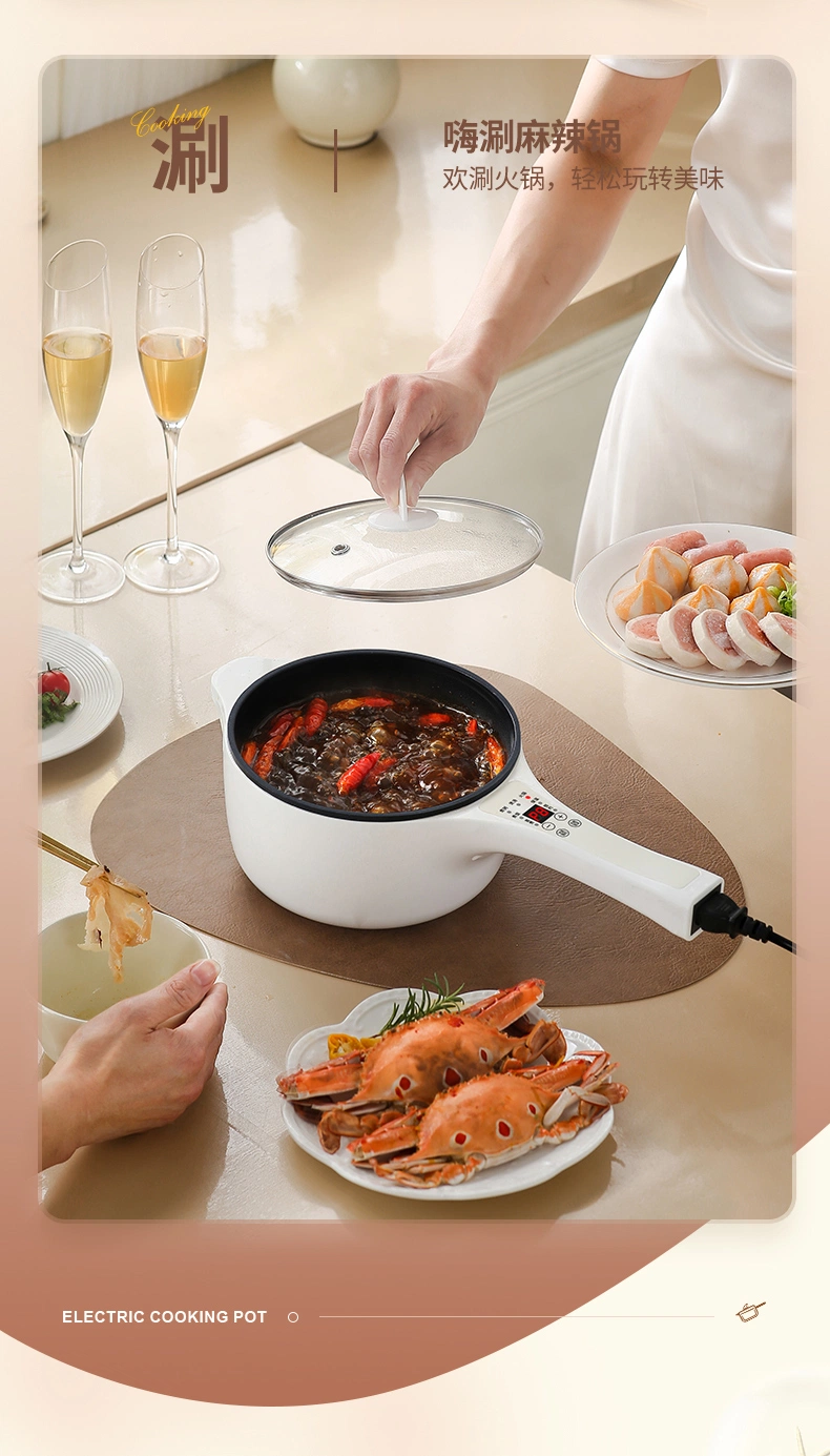 Xbc-20cm Shark Reservation Single-Layer Multifunctional Electric Cooking Pan Electric Frying Pan