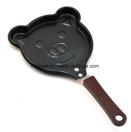 Cute Pig Model Mini Egg Frying Pan with Lid