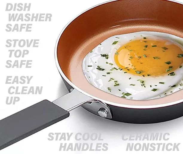 5.5 Inch Aluminum Nonstick Mini Omelette Egg Steak Frying Pan