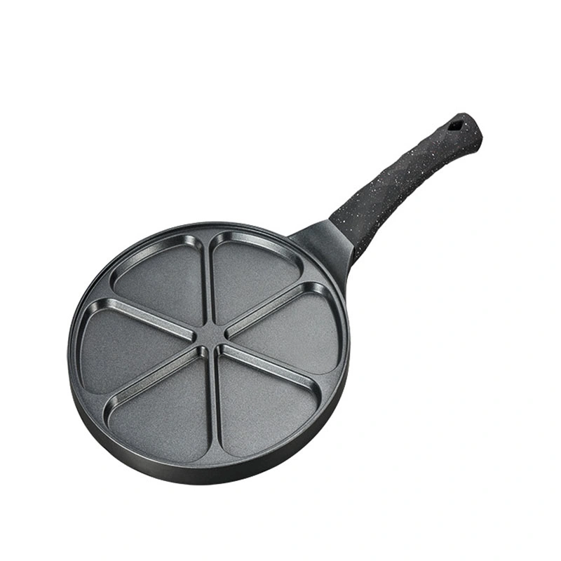 Suitable for All Stovetops &amp; Induction Cooker Nonstick 6 Molds Pancake Crepe Pan