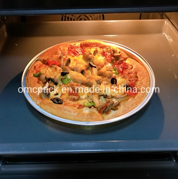 6.5 Inch Oven Safe Takeaway Smooth Wall Trays Disposable Pizza Pans