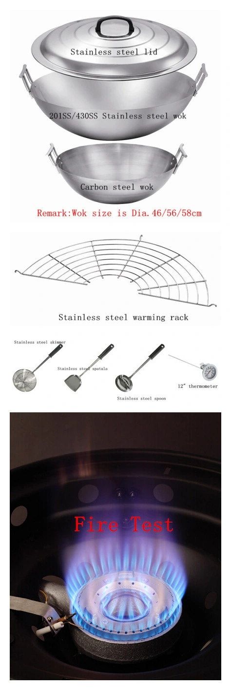Traditional Chinese Carbon Steel Cooking Wok