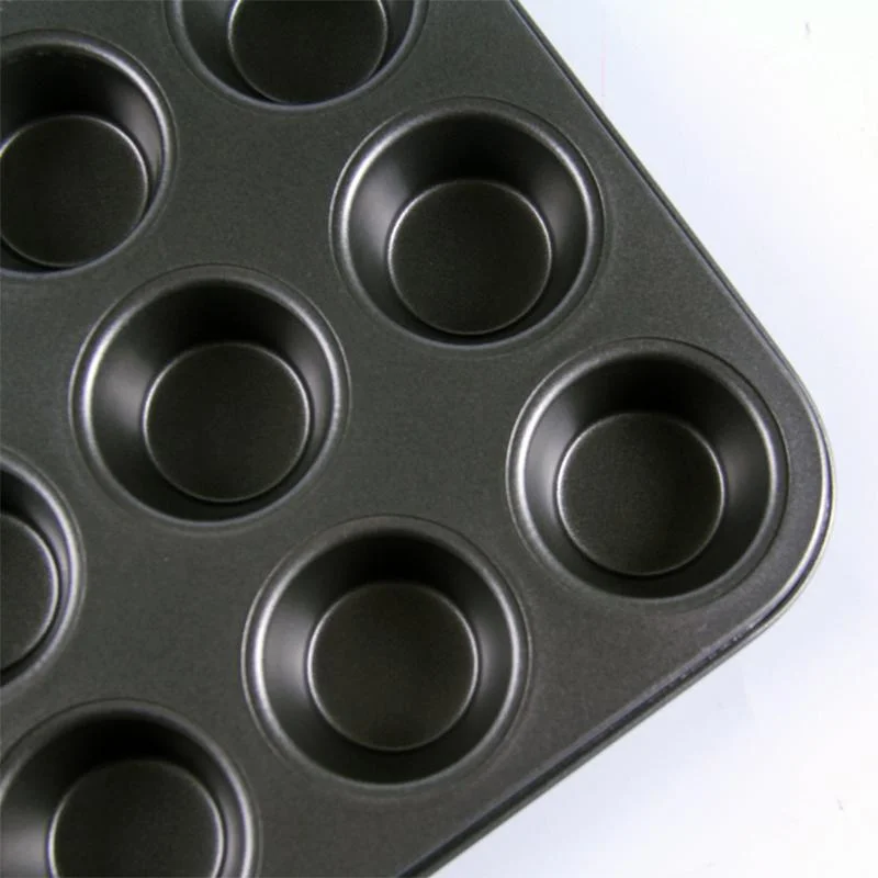 12 Cups Carbon Steel Non-Stick Cupcake Pan and Muffin Pan