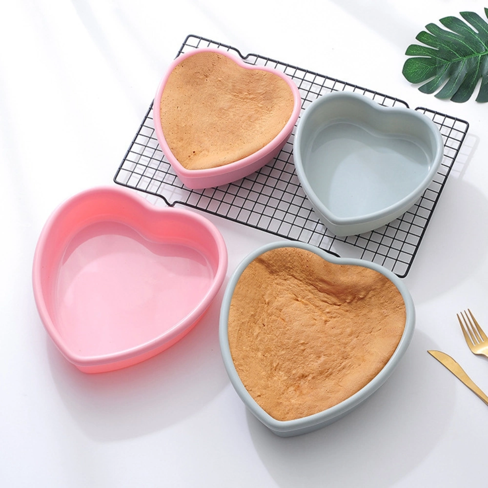 Silicone Non-Stick Cake Molds Heart Baking Pans Mi26084