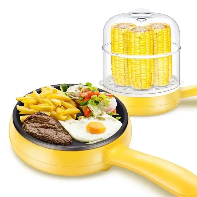 Hot Sales Multifunction Household Electric Fried Steak Frying Pan Non-Stick Breakfast Machine Boiled Eggs