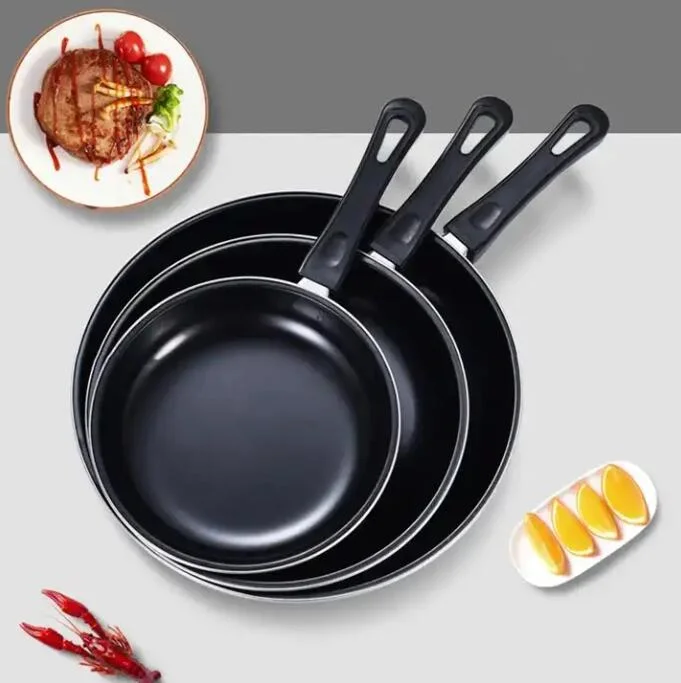 Kitchenware Non Stick Frying Pans Carbon Steel Skillets Pan Egg Frying Pan with Long Handle