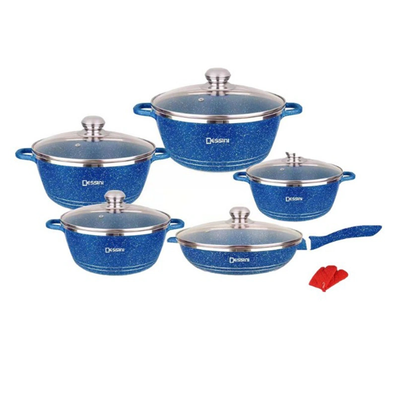 Hot Selling Cooking Pots Home Kitchen Frying Pan Nonstick Coating Non-Stick Cookware Set