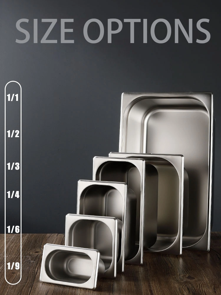 Stainless Steel Gn Pans (2/3) Gn Container Chafing Dish Pans