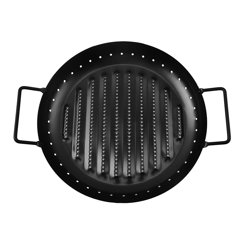 Carbon Steel Round Non-Stick Barbecue Pan Household Wbb15974