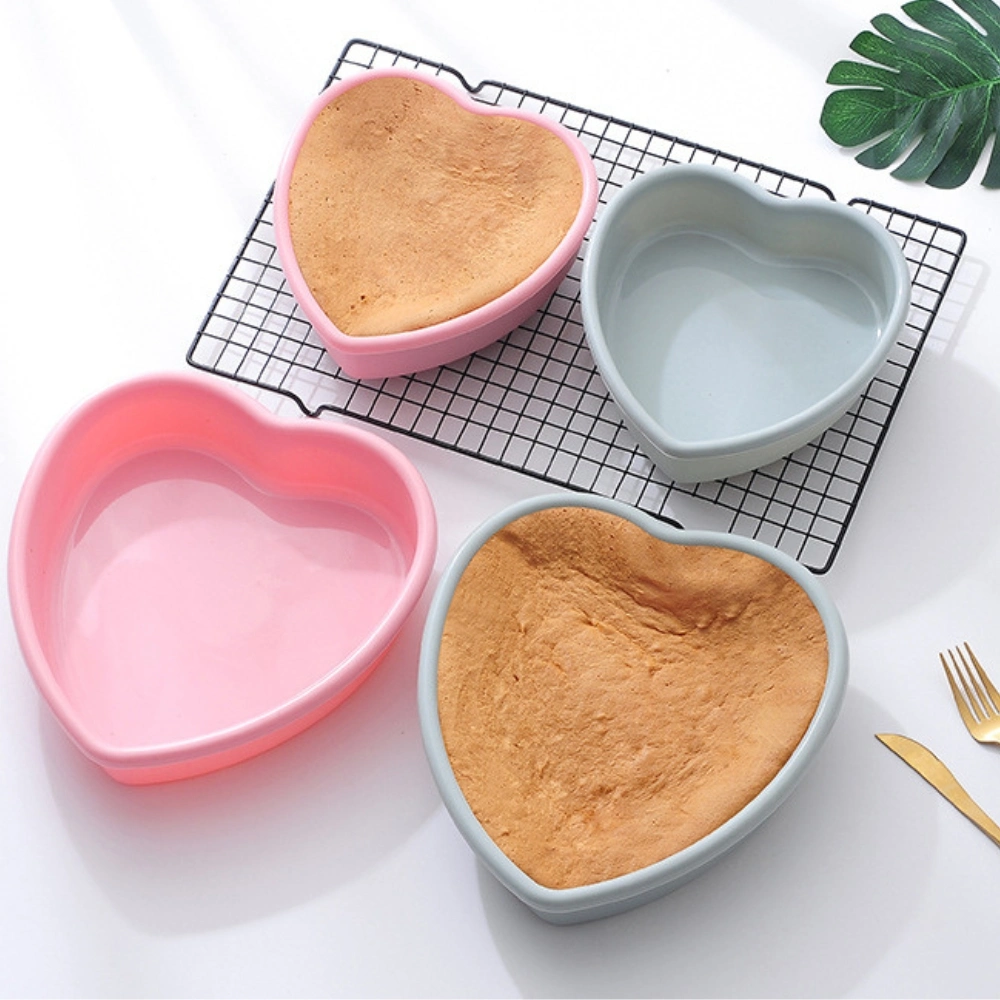 Silicone Non-Stick Cake Molds Heart Baking Pans Mi26084