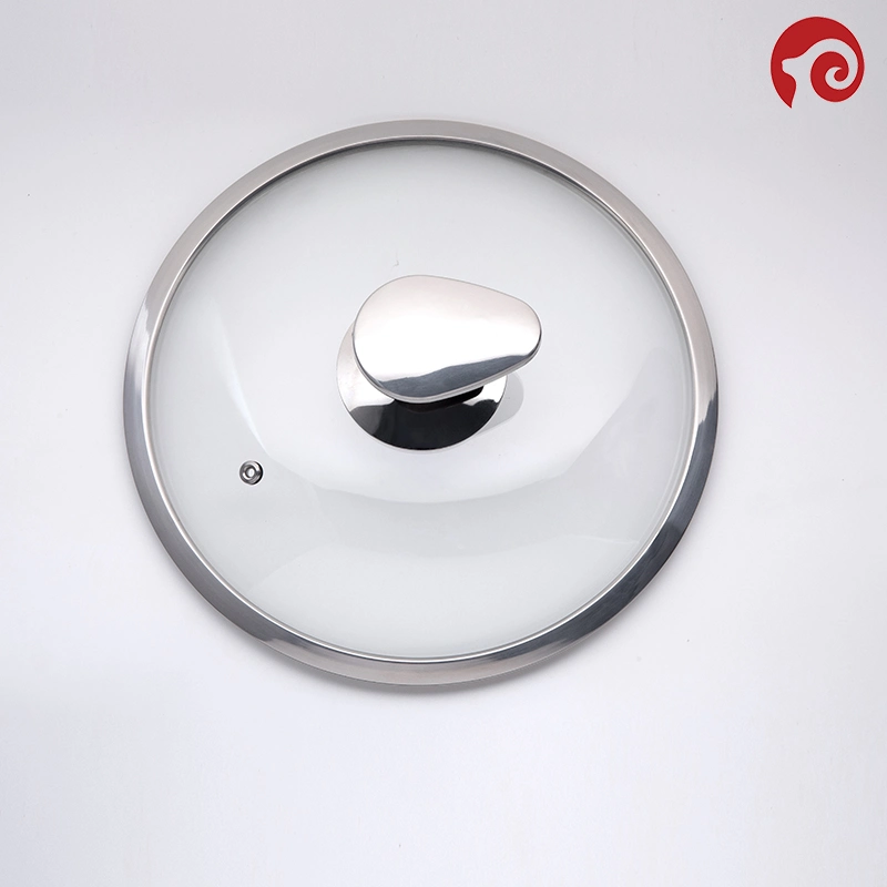 Tempered Glass Lid for Pots and Pans Non-Stick Cookware Set Pan Lid with Pot Lid Knob Handle