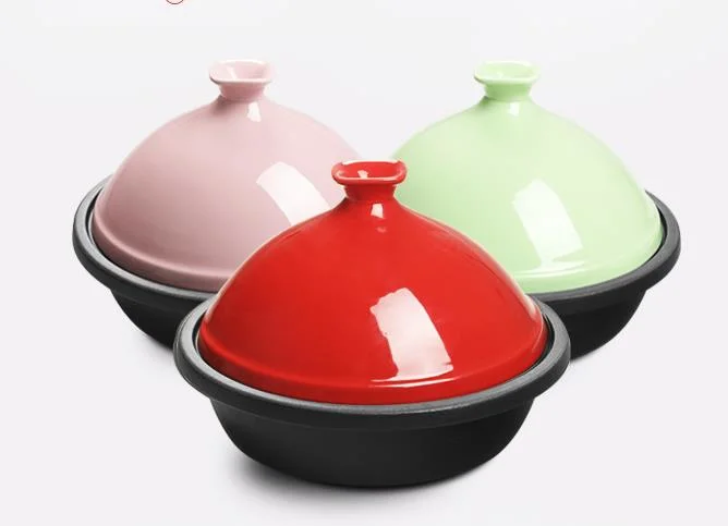 Enamel Cast Iron Casseroles Ceramic Cooking Pot Tagine Pot