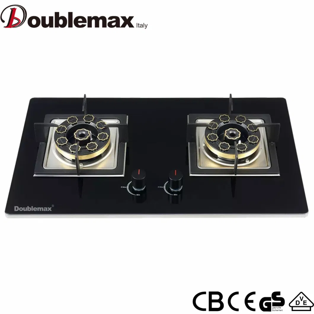 2 Burner Industrial Gas Range Stove Restaurant Equipments Chinese Wok