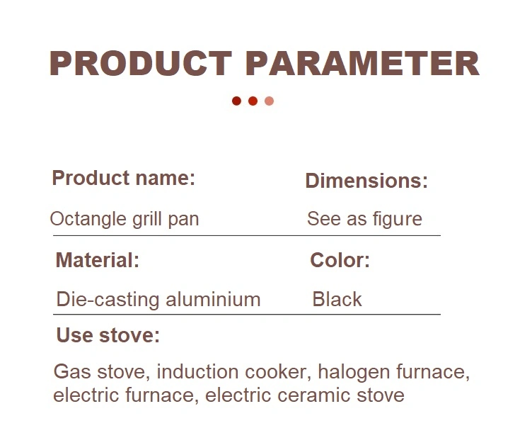 Aluminum BBQ Grill Pan with Two Handle and Induction Bottom 40cm