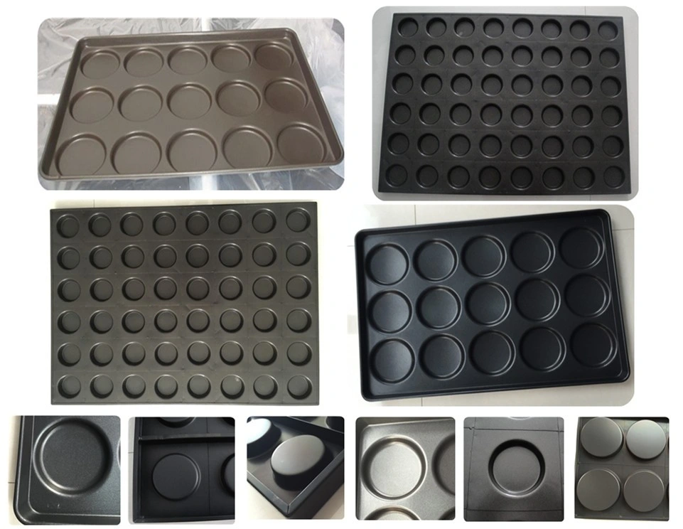 Commercial 4inch 15cup Hamburger Baking Pans Non-Stick Multifunction Baking Trays/Baking Pan