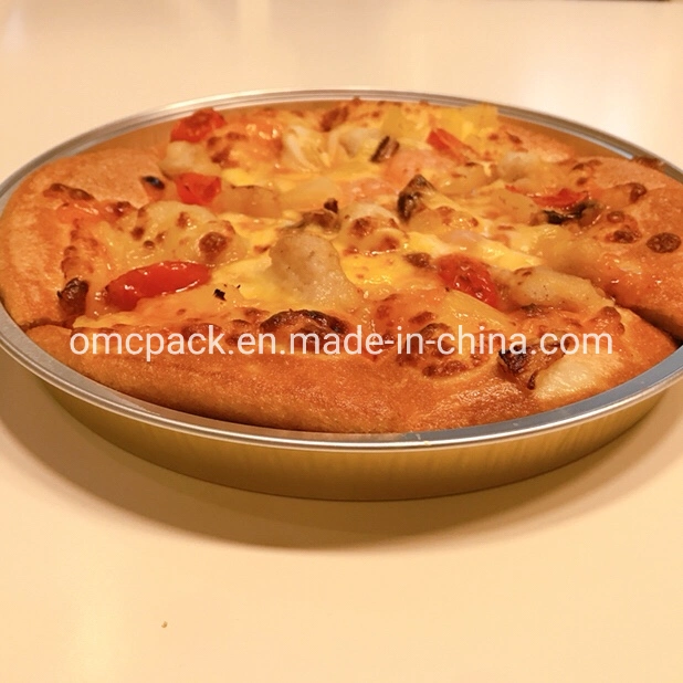 6.5 Inch Oven Safe Takeaway Smooth Wall Trays Disposable Pizza Pans