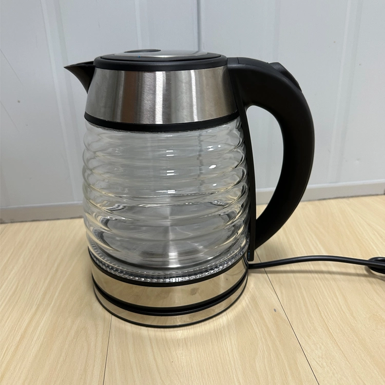 New Diamond Glass Pot Body Electric Water Bottle 1.8L Glass Kettle Tea Kettles Glass