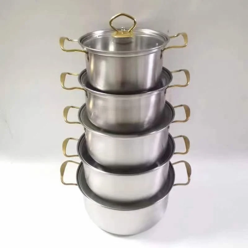 2023 Non-Stick 12-Piece Household Aluminum Frying Pan Kitchenware Set