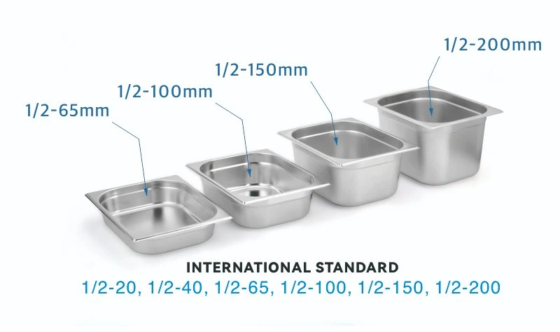 Restaurant Equipment Kitchen Food Container Set Gastronorm Stainless Steel Gn Pan