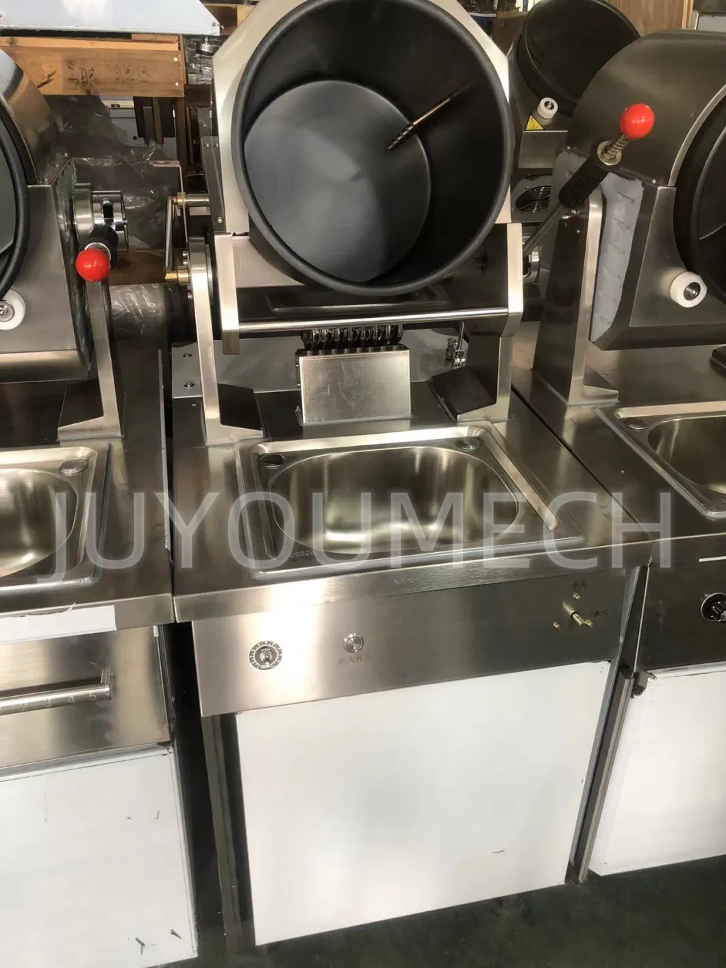 Nut Frying Machine Automatic Cooker Robot Stir Fry Pan Wok for Restaurant