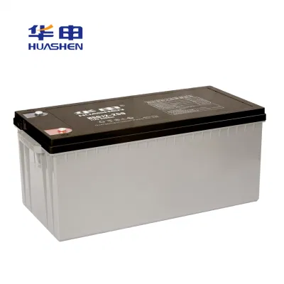 Huashen 12 Volt 24V AGM Gel Inverter Storage Deep Cycle Battery 12V 100ah 200ah 250ah Solar Battery Gel Lead Acid Batteries