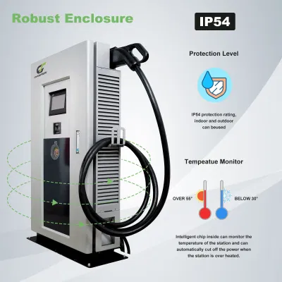 Champion Floor Mounted Commercial 30kw 40kw 60kw Fast EV Charger for Electric Car and Bus with Ocpp and CE