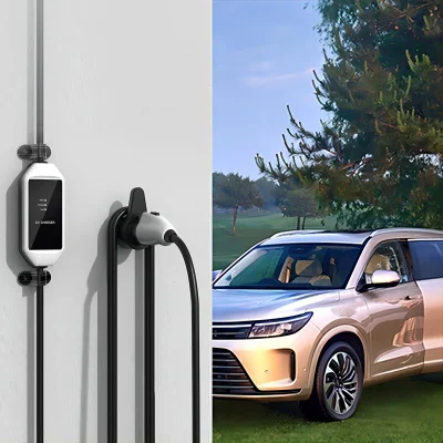Home Electric Portable AC 7.5kw EV Car Battery Charger Station