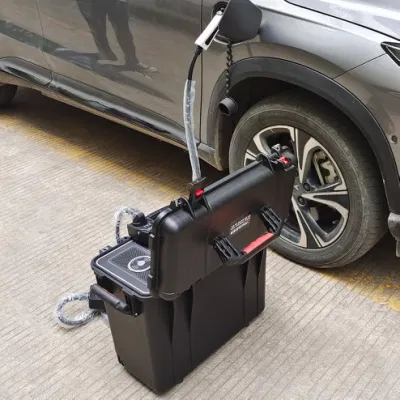 4kw Mobile Electric Car Charger 3.84kwh Battery for Roadside Assistance Portable Electric Car Charging Station