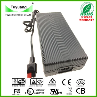 Solar System Forklift 18650 21.6V E-Bike Chargers 6s Lithium Li-ion Batteries Class II 15A 25.2V Iron Polymer Battery Charger
