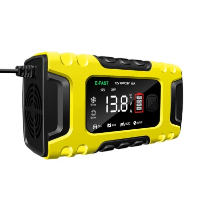 Intelligent Battery Charger 10A12V 24V for Automatic Charger Car Motorcycle Boat Marine