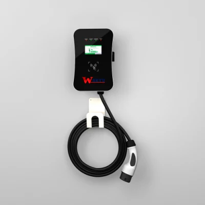SAE J1772 EV Charger Electric Vehicle Charging Pile 7.2kw 32A with Type 1 Plug for BMW I3 Black White Orange Auto Customized Key