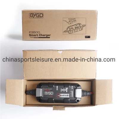 Car Battery Charger 12V/24V Automatic Charging for Lithium AGM Gel Lead-Acid Battery with CE and RoHS