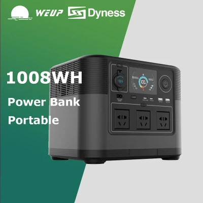 LiFePO4 Battery 1200W 1000W 1kw Porable Power Station Peak Power Fast Charger for Outdoor Camping