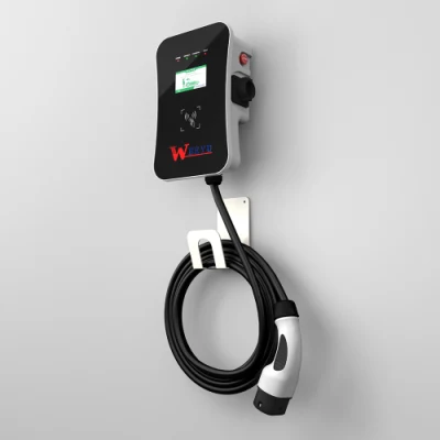 SAE J1772 EV Charger Electric Vehicle Charging Pile 7.2kw 32A with Type 1 Plug for BMW I3 Black White Orange Auto Customized Key