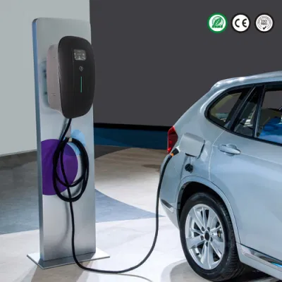 Factory OEM High Quality Mode 3 Single Phase RFID Card APP Control AC 7kw Wallbox Home Use Electric Car EV Charger with Type 2 Plug