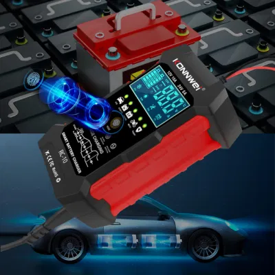 RC-10 12V/10A 24V/5A Smart Auto Battery Charger with Pulse Repair