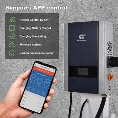 50A Level 1 GB/T Ocpp EV Charger 7kw 15kw 20kw 30kw Electric Vehicle Charger Screen Model DC EV Charger