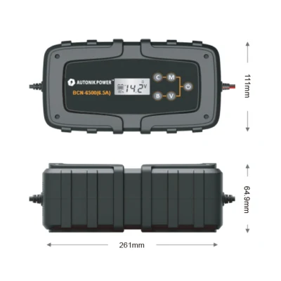 6V/12V 6.5A Lithium Battery/Lead-Acid Battery Battery Chager Bcn-6500