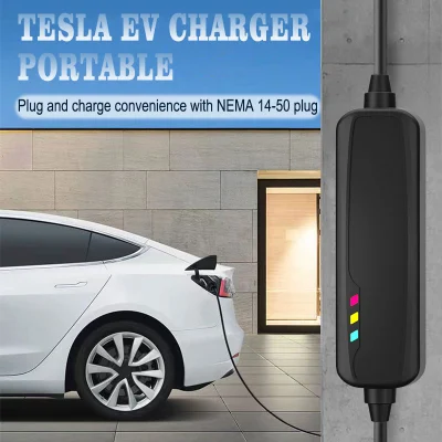 Mobile Connector Convenient Charging Tesla Portable Charger for Tesla Model X/Y/3/S