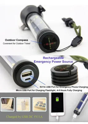 Multifunctional Solar Torch and Hammer (RS-4000)