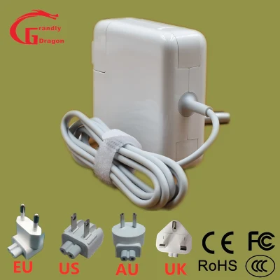 Factory 45W 60W 85W Magsafe L T Tip Power Adapter Laptop/Notebook/Computer Switching Power Supply Battery Charger for Apple MacBook