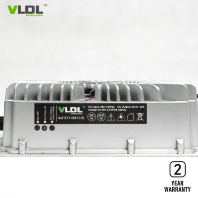 Marine 48V 20A LiFePO4 / Li-ion / Limno2 Battery Charger, Waterproof IP65