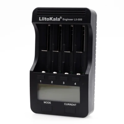Liitokala Lii-500 4 Slots 12V/2A Battery Charger for 26650 18650 AA AAA Size Battery