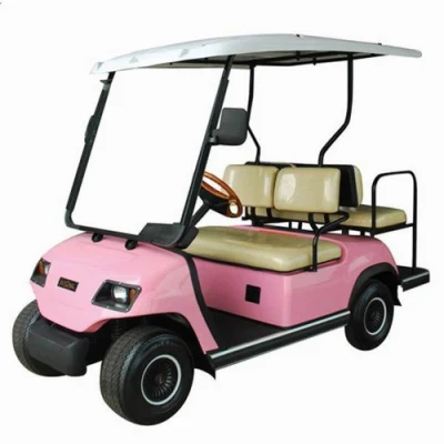 Electric Club Car Golf Cart for Sale Cheap 4 Seats Max Charger Smart Motor Cylinder Battery Controller Wheel Hydraulic Shock Kms