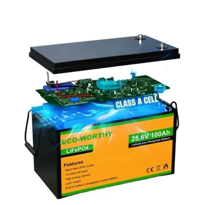  Eco-Worthy 24V 100ah Solar LiFePO4 Ion Lithium Battery for Home Use 48V