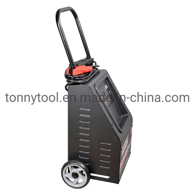 6V/12V 2A/10A/40A Manual Wheel Battery Charger with 100A/200A Engine Starter