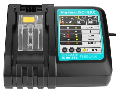 Replacement 14.4V 18V Li-ion 3A Charging Current Power Tool Battery Charger for Makita DC18sf Bl1430 Bl1830 Universal Charger