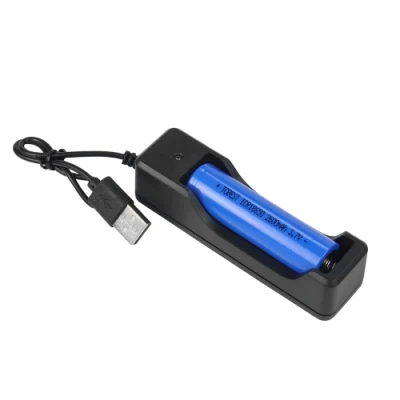 Factory Supply NiMH AA AAA Size Portable Fast Battery Charger 4 Slot USB Cable Model Cylindrical Battery Charger
