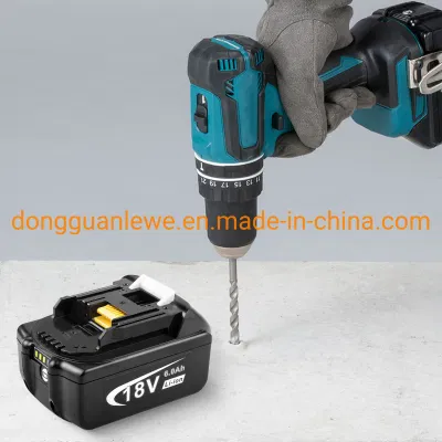Wholesale Manufacturer 18V 6000mAh Bl1860 Replacement Power Tools Rechargeable Lithium Battery for Makita Electric Tool
